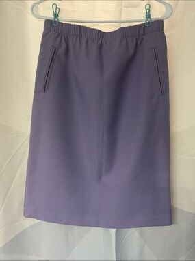 Bend Over Lavender Pencil Skirt With Pockets Size 8